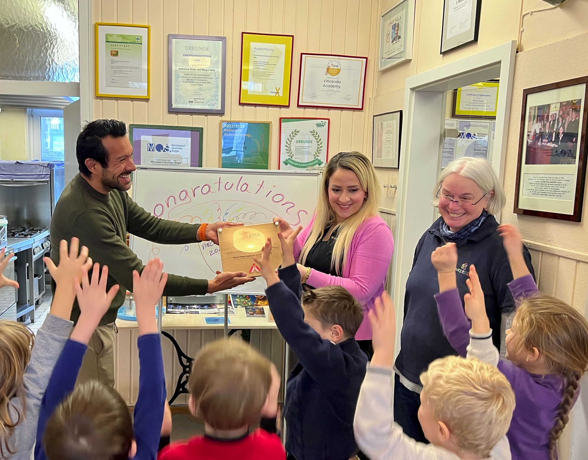 Congratulations to Vincerola on the nomination for Kindergarten of the Year award, presented by Montessori Global Education UK!